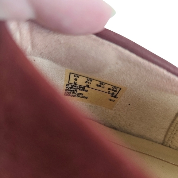 Clarks Nubuck Rust Loafers - Picture 8 of 8